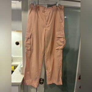 Madewell Peach Cargo Pants